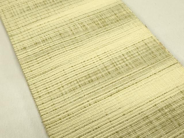 平和屋着物●半幅帯 紬地 霞文 正絹 逸品 DABD0597op