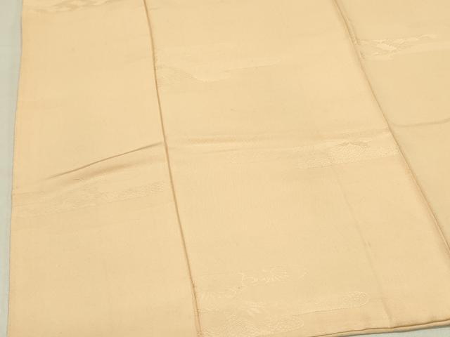 平和屋着物■上質な色無地 霞花地紋 蜂蜜色 正絹 逸品 DABD0656op