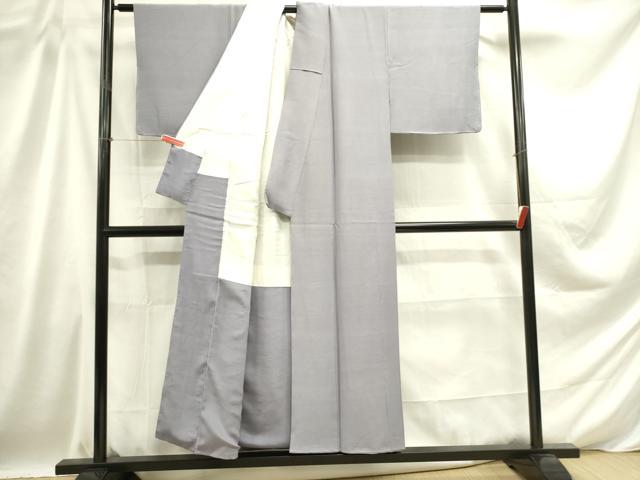 平和屋着物■上質な色無地 藤色 正絹 逸品 DABD0664op