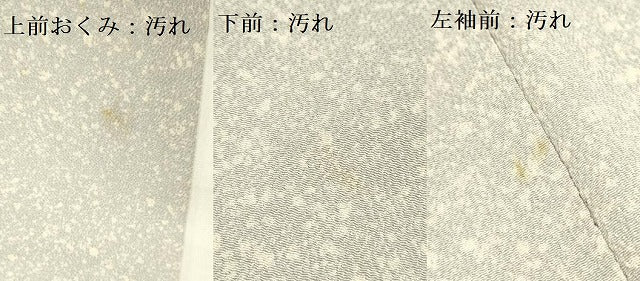 平和屋着物■訪問着 草花 たたき染め 鬼しぼ縮緬 正絹 逸品 DABD0742op
