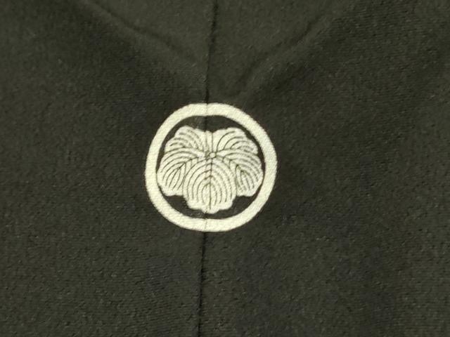 平和屋着物■豪華黒留袖 駒刺繍 地紙飛鶴花文 金彩 正絹 逸品 DABD0796op