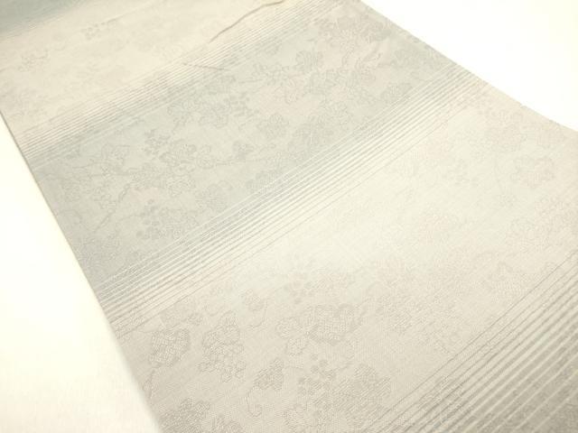 平和屋着物●両面 六通柄袋帯 流線文 正絹 逸品 DABD0824op