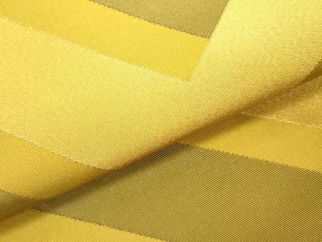 平和屋着物●ファッションデザイナー コシノジュンコ 六通柄 本袋帯 幾何学文様 金糸 上代25万 正絹 逸品 DABD0879op