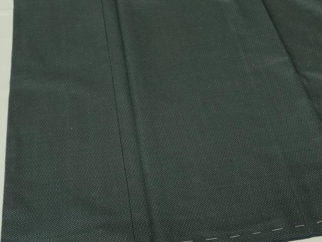 平和屋着物■男性 お召 アンサンブル 亀甲柄 正絹 逸品 DABD0956op