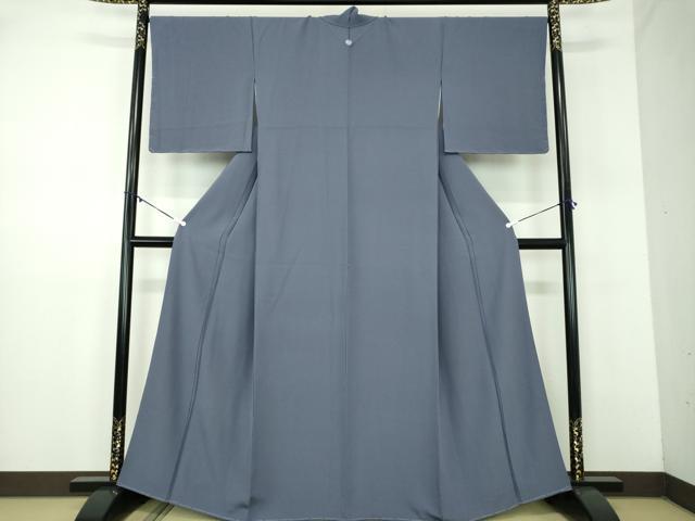 平和屋着物●上質な色無地 濃紅掛花色 正絹 逸品 未使用 DABD1028ps