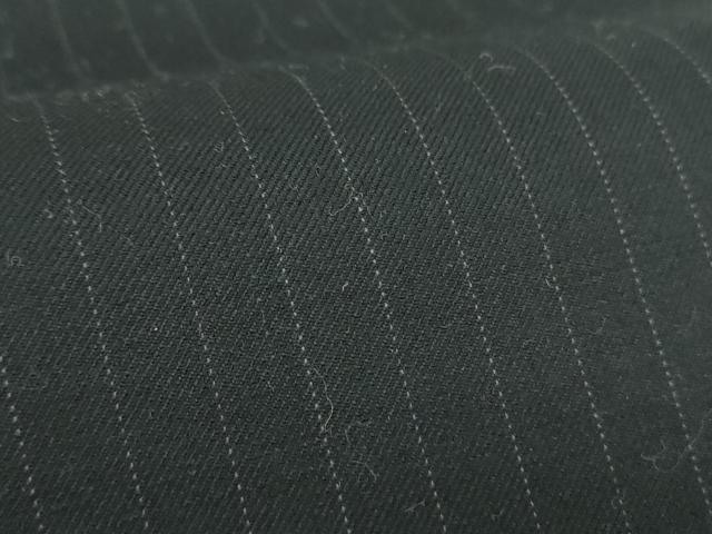 平和屋着物●ワンタッチつけ帯 縞 黒地 逸品 未使用 DABD1086ps