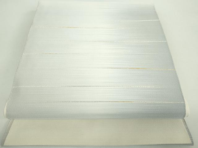 平和屋着物●爪掻き本綴れ 八寸名古屋帯 霞文 金銀糸 ゑり善扱い 正絹 逸品 DABD1192ps