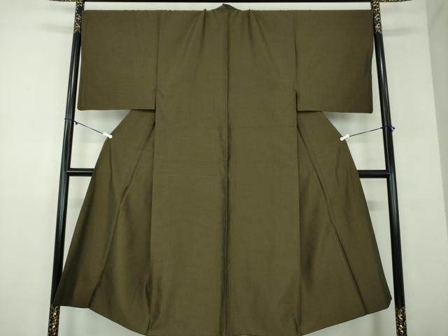 平和屋着物●男性 紬 縞 大丸扱い 正絹 逸品 DABD1209ps