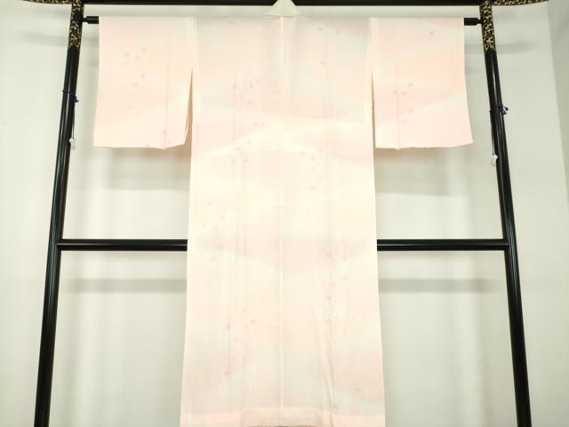 平和屋着物●上質な長襦袢 無双仕立て 立涌梅文 暈し染め 正絹 逸品 未使用 DABD1233ps