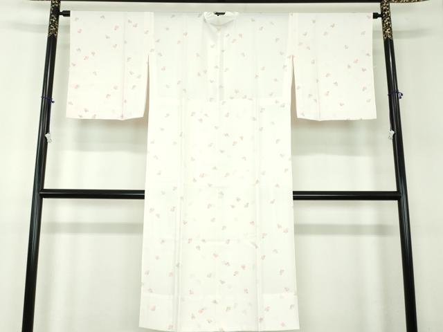 平和屋着物●上質な長襦袢 無双仕立て 舞蝶文 正絹 逸品 未使用 DABD1238ps