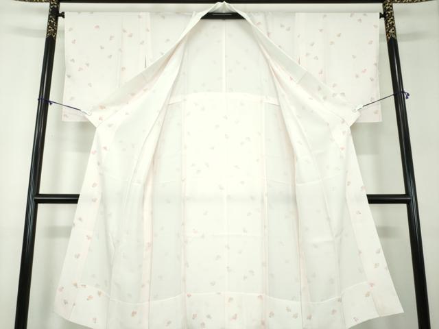 平和屋着物●上質な長襦袢 無双仕立て 舞蝶文 正絹 逸品 未使用 DABD1238ps