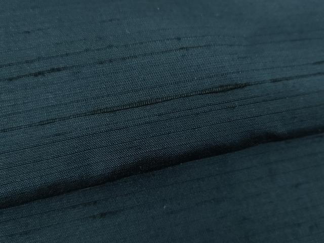 平和屋着物●男性 紬 アンサンブル キングサイズ 長羽織 濃紺地 正絹 逸品 DABD1254ps