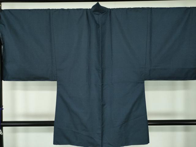 平和屋着物●男性 本場大島紬 アンサンブル キングサイズ 長羽織 100亀甲 総詰め 正絹 逸品 DABD1255ps