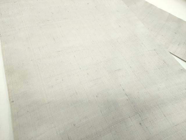 平和屋着物●九寸名古屋帯 生紬 ワンポイント 薄紫色 正絹 逸品 DABD1292ps