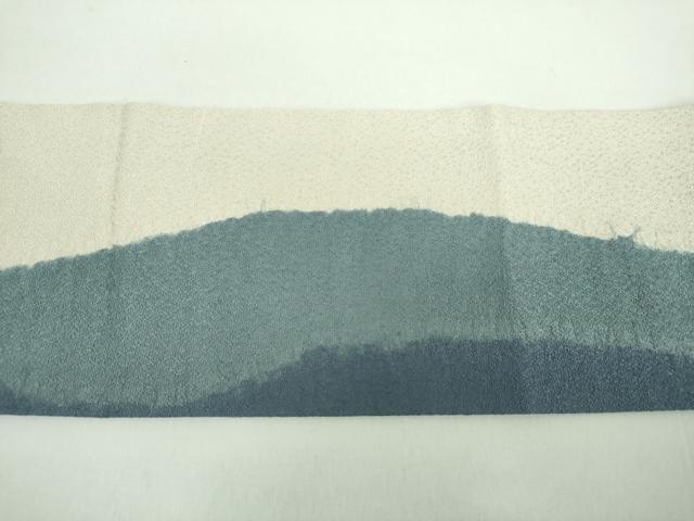 平和屋着物●全通柄九寸名古屋帯 絞り 霞間道 正絹 逸品 DABD1331ps