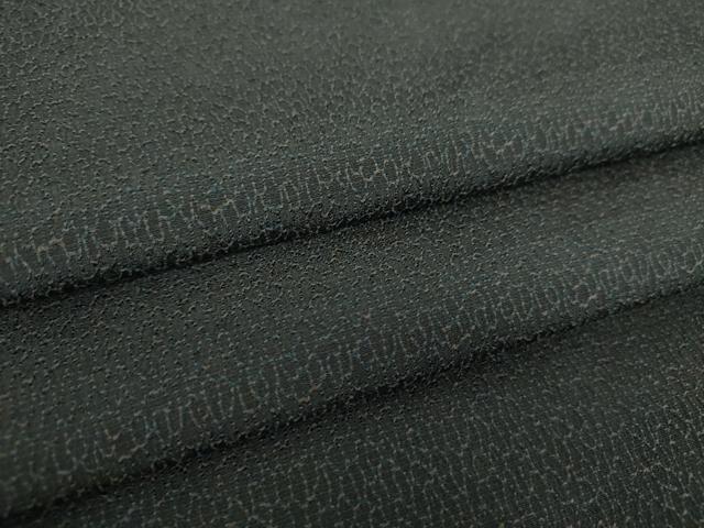 平和屋着物●男性 お召 霞文 正絹 逸品 DABD1392ps