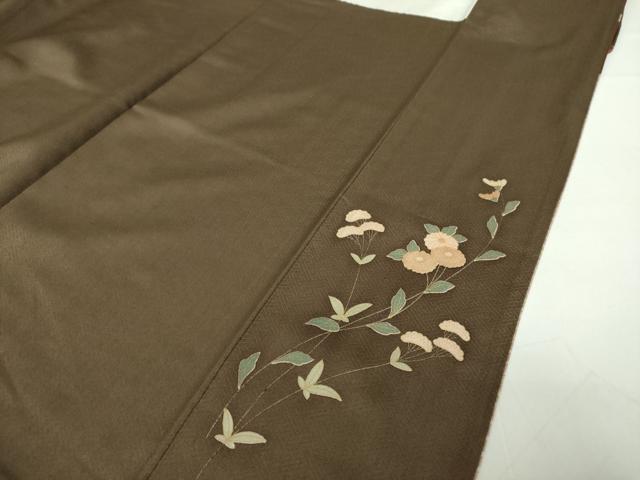 平和屋着物●訪問着 駒刺繍 雪輪花文 暈し染め 金彩 正絹 逸品 未使用 DABD1442ps