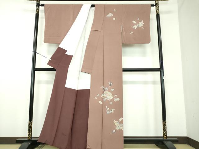 平和屋着物●訪問着 宝尽くし 金彩 正絹 逸品 DABD1445ps