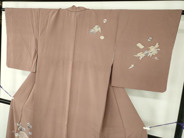 平和屋着物●訪問着 宝尽くし 金彩 正絹 逸品 DABD1445ps