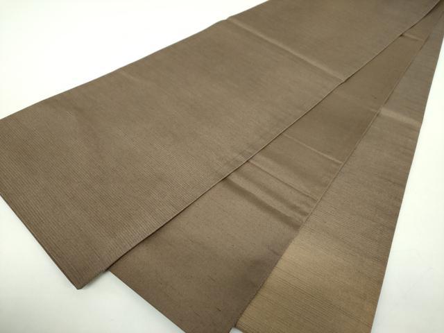 平和屋着物●本塩沢 やまだ織 太鼓柄袋帯 雪の中のきれ 霞文 上代25万 証紙付き 正絹 逸品 未使用 DABD1517ps