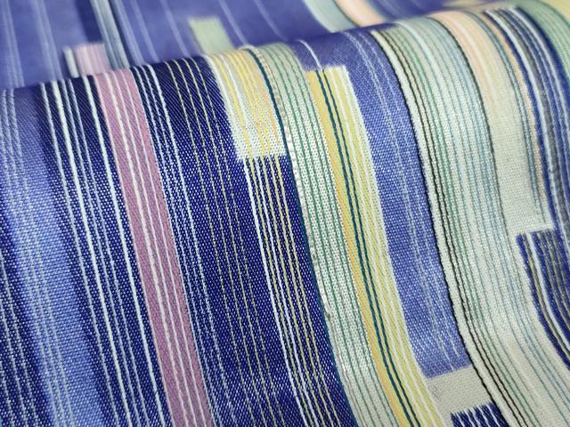 平和屋着物●太鼓柄袋帯 作家物 駒刺繍 変わり間道 銀糸 引箔 正絹 逸品 DABD1547ps