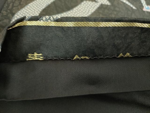 平和屋着物●西陣 高島織物 六通柄袋帯 唐織 青銅箔 宝尽くし花文 福良雀 正絹 逸品 DABD1549ps