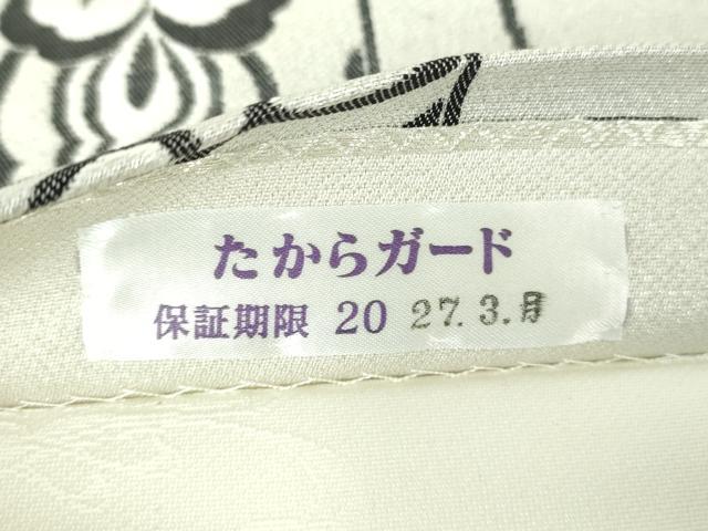 平和屋着物●世界的友禅作家 千地泰弘 両面 六通柄袋帯 千地天女 更紗花文 金銀糸 正絹 逸品 DABD1570ps