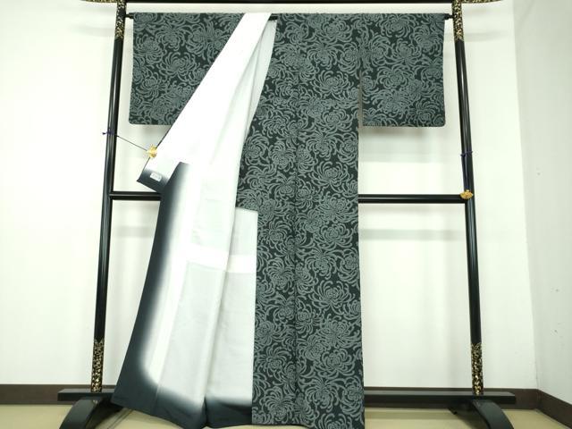 平和屋着物●洗える最高級着物 <英>はなぶさ謹製 小紋 乱菊 逸品 DABD1648ps