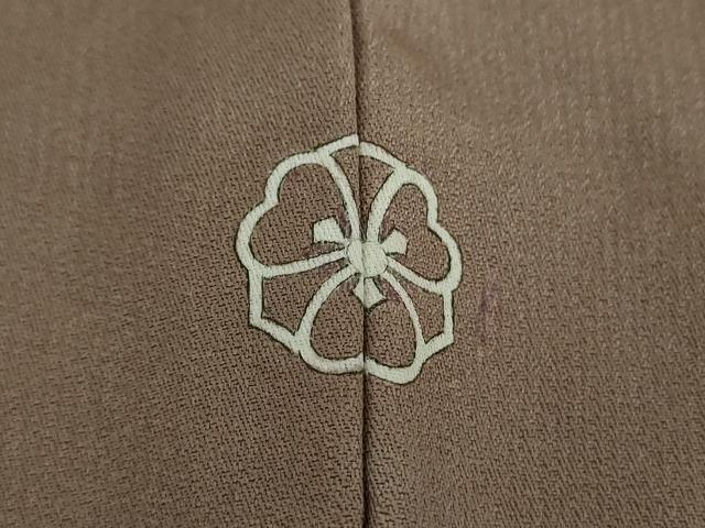 平和屋着物●訪問着 刺繍 渡橋風景花文 暈し染め 金彩 正絹 逸品 DABD1684ps