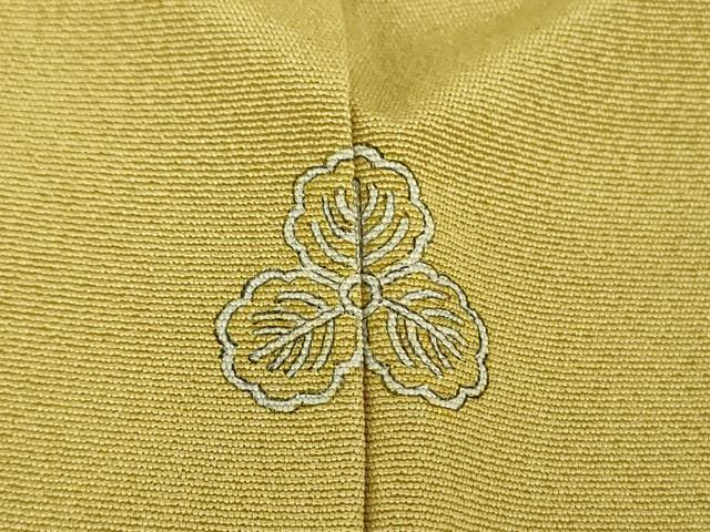 平和屋着物●京都の和装業の老舗一門 千切屋治兵衛 訪問着 駒刺繍 総刺繍 秋草文 金彩 反端付き 正絹 逸品 DABD1698ps