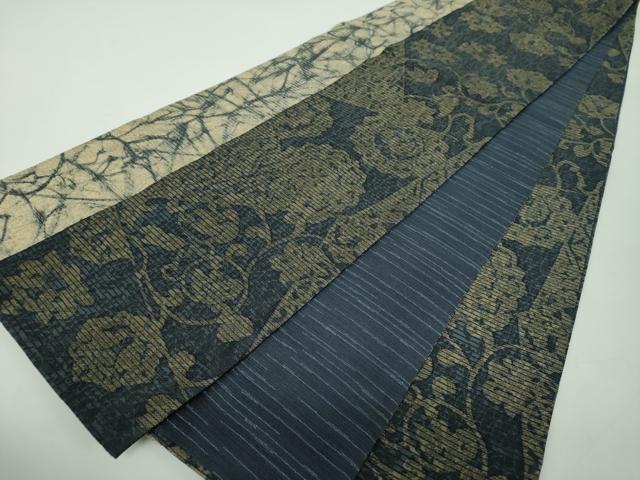 平和屋着物●両面 全通柄袋帯 正倉院花間道 やまと誂製 正絹 逸品 DABD1888ps