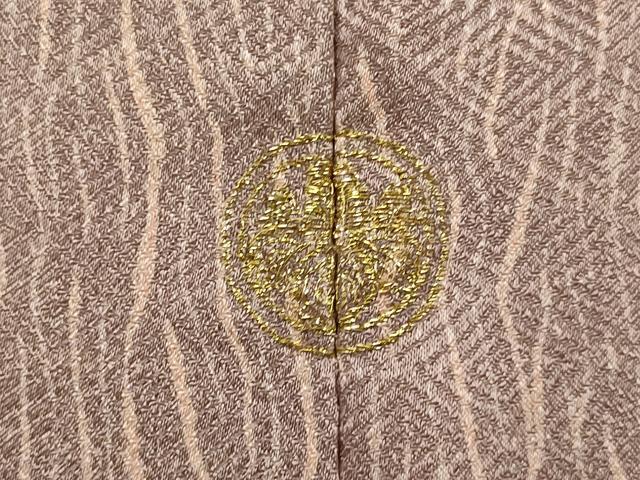 平和屋着物■訪問着 刺繍 吹き寄せ文 金彩 正絹 逸品 DABD2273du