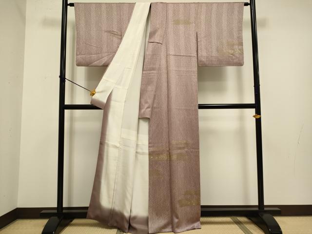 平和屋着物■訪問着 刺繍 吹き寄せ文 金彩 正絹 逸品 DABD2273du