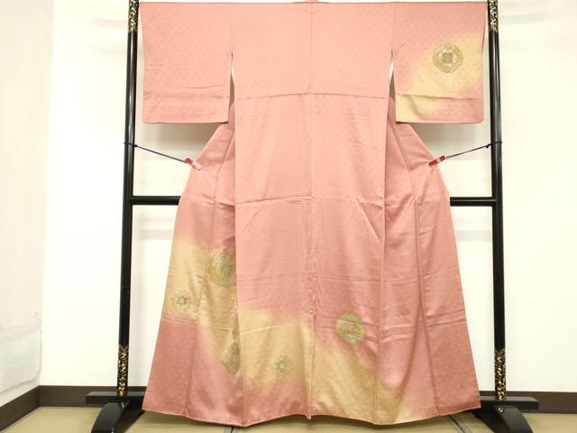 平和屋着物■中国三大刺繍 スワトウ刺繍 汕頭刺繍 総刺繍 訪問着 舞花文 暈し染め 金彩 正絹 逸品 DABD2582cd