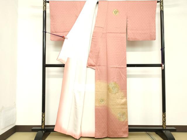 平和屋着物■中国三大刺繍 スワトウ刺繍 汕頭刺繍 総刺繍 訪問着 舞花文 暈し染め 金彩 正絹 逸品 DABD2582cd