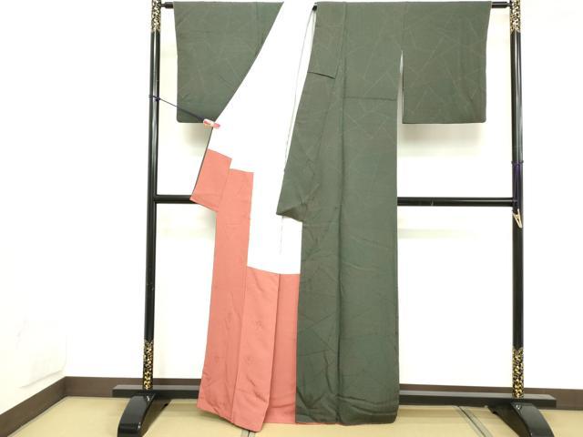 平和屋着物■上質な小紋 画狂人北齋筆 切嵌吉祥文 正絹 逸品 DABD2639cd