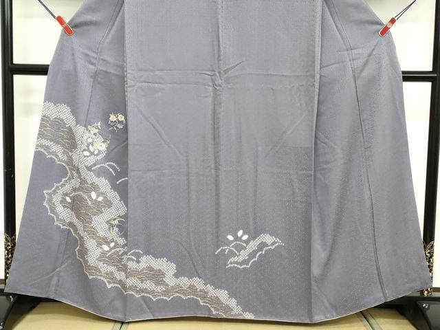 平和屋着物■訪問着 絞り 花丸文 金彩 正絹 逸品 DABD2791cd