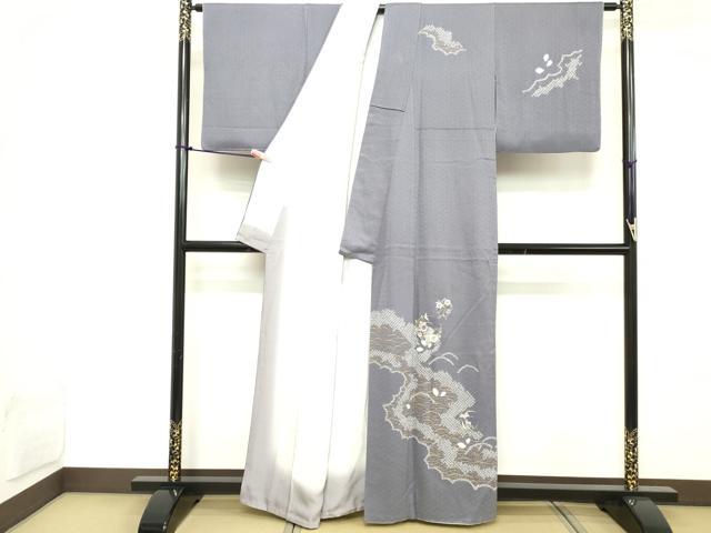 平和屋着物■訪問着 絞り 花丸文 金彩 正絹 逸品 DABD2791cd