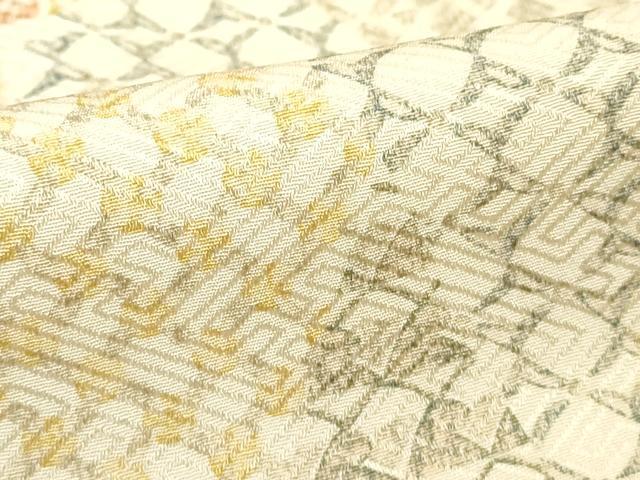 平和屋着物■上質な小紋 切嵌文 正絹 逸品 DABD2942cd