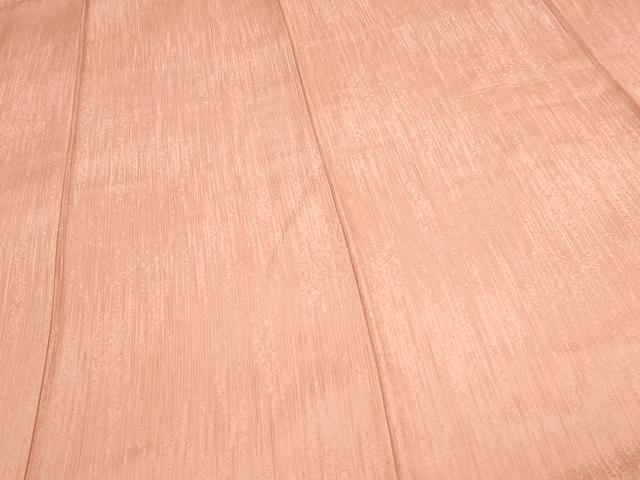 平和屋着物■上質な色無地 間道 丁子茶色 正絹 逸品 DABD3273sf