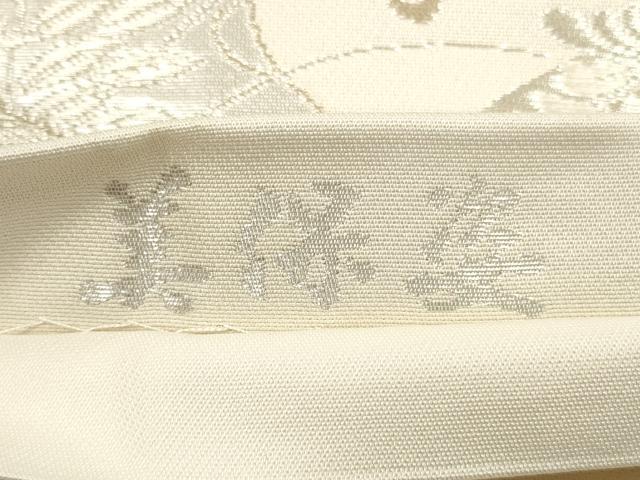 平和屋着物◎全通柄袋帯 鳳凰御所車枝松文 美保姿 金銀糸 正絹 逸品 DABD3724xg