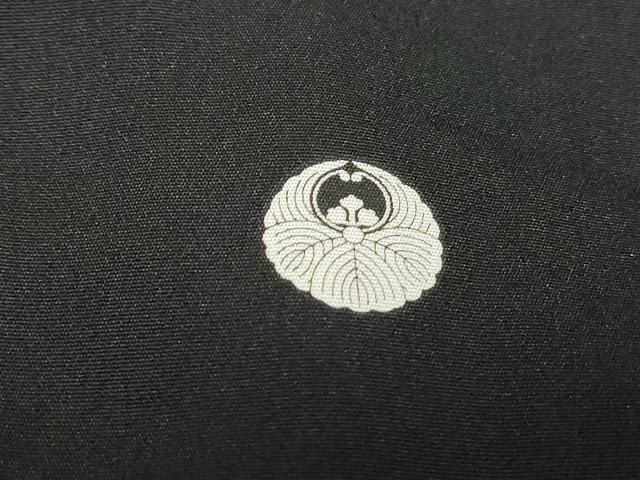 平和屋着物■豪華黒留袖 駒刺繍 扇面飛鶴花文 暈し染め 金彩 正絹 逸品 DABD4133qa