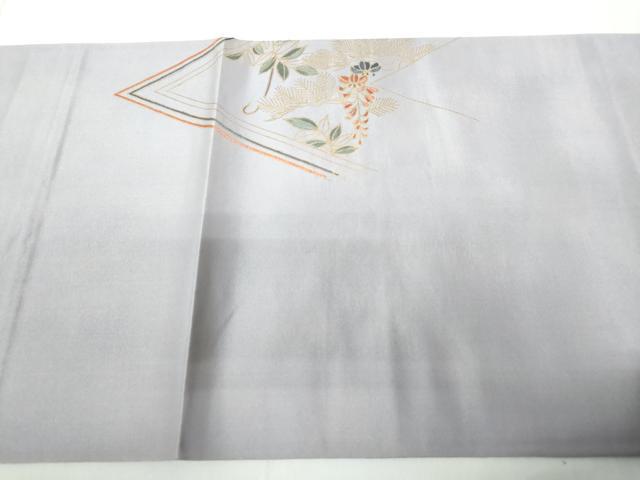 平和屋着物◎太鼓柄袋帯 刺繍 松皮菱花文 金彩 正絹 逸品 DABD4258qa
