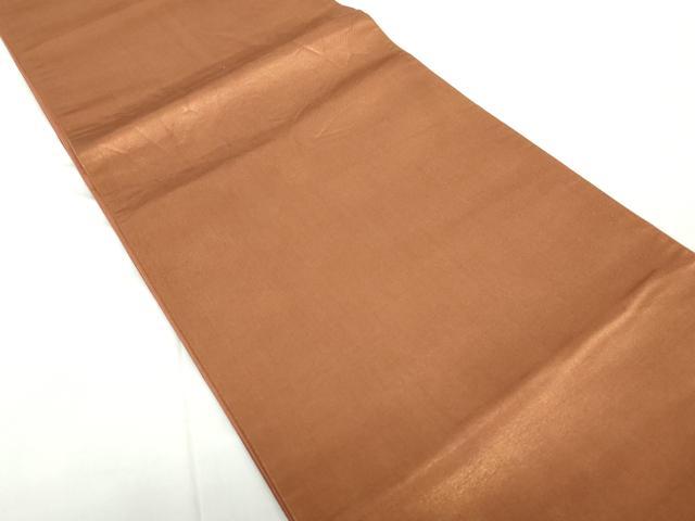 平和屋着物◎六通柄袋帯 煉瓦色 ワンポイント 正絹 逸品 DABD4500qa