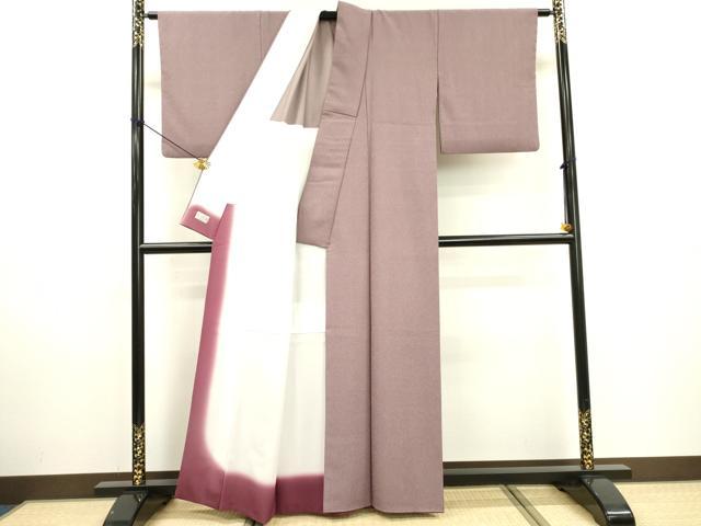 平和屋着物●洗える最高級着物 <英>はなぶさ謹製 江戸小紋 背抜き仕立て 角通し 洗える着物 DABD5946fe