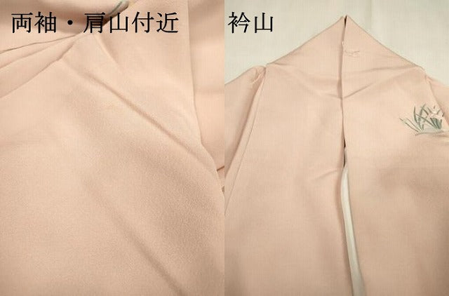 平和屋着物●高級染元 粋峰 林芳夫 京加賀友禅 訪問着 水辺風景文 暈し染 正絹 逸品 DABD5957fe