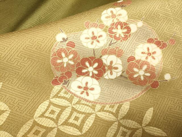 平和屋着物●豪華色留袖 刺繍 吉祥花文 暈し染め 金彩 正絹 逸品 未使用 DABD6107du