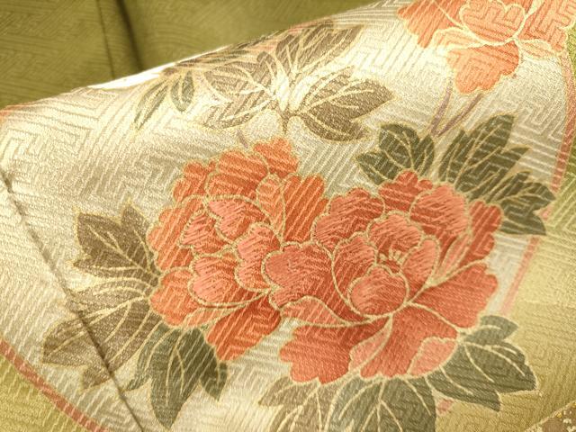 平和屋着物●豪華色留袖 刺繍 吉祥花文 暈し染め 金彩 正絹 逸品 未使用 DABD6107du