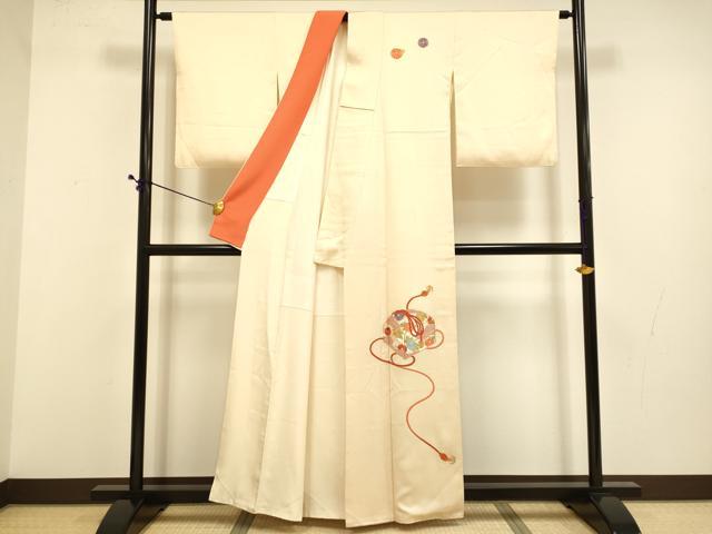 平和屋着物■中国三大刺繍 相良刺繍 駒刺繍 総刺繍 訪問着 文箱花文 正絹 逸品 DABD6400du