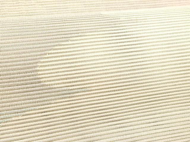 平和屋着物*夏物 絽綴れ 八寸名古屋帯 霞文 銀糸 正絹 逸品 DABD6540cm